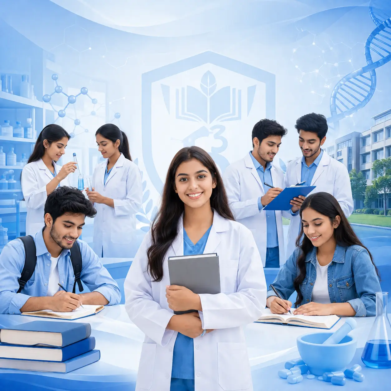 B Cube Pharmacy Academy campus and faculty