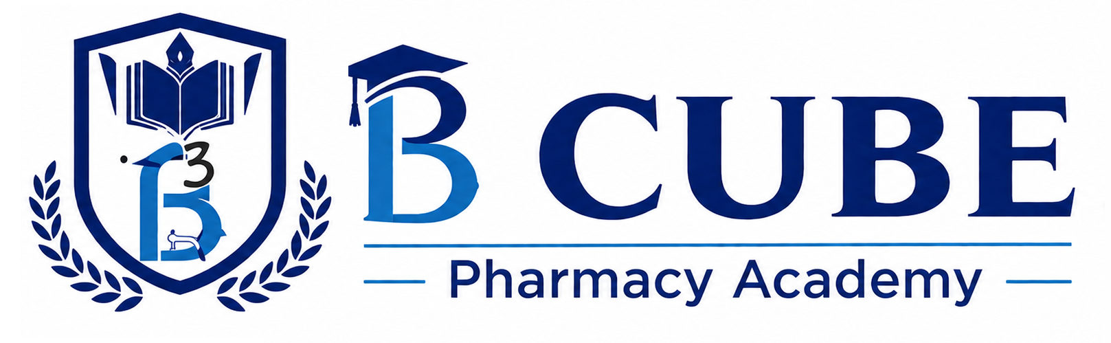 B Cube Pharmacy Academy Logo